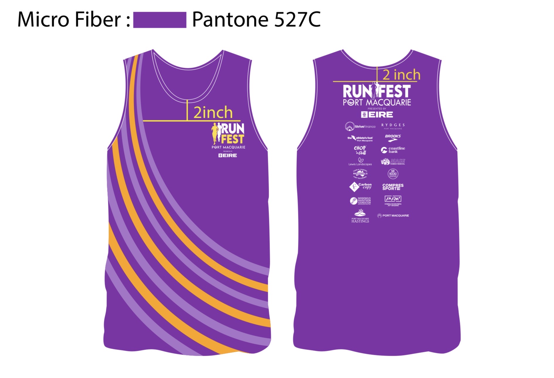 MENS RUNNING SINGLET