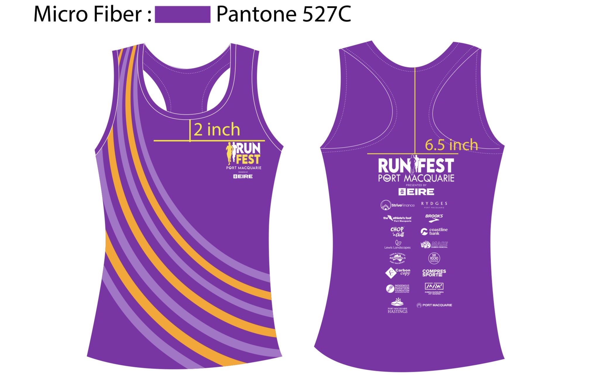 WOMENS RUNNING SINGLET